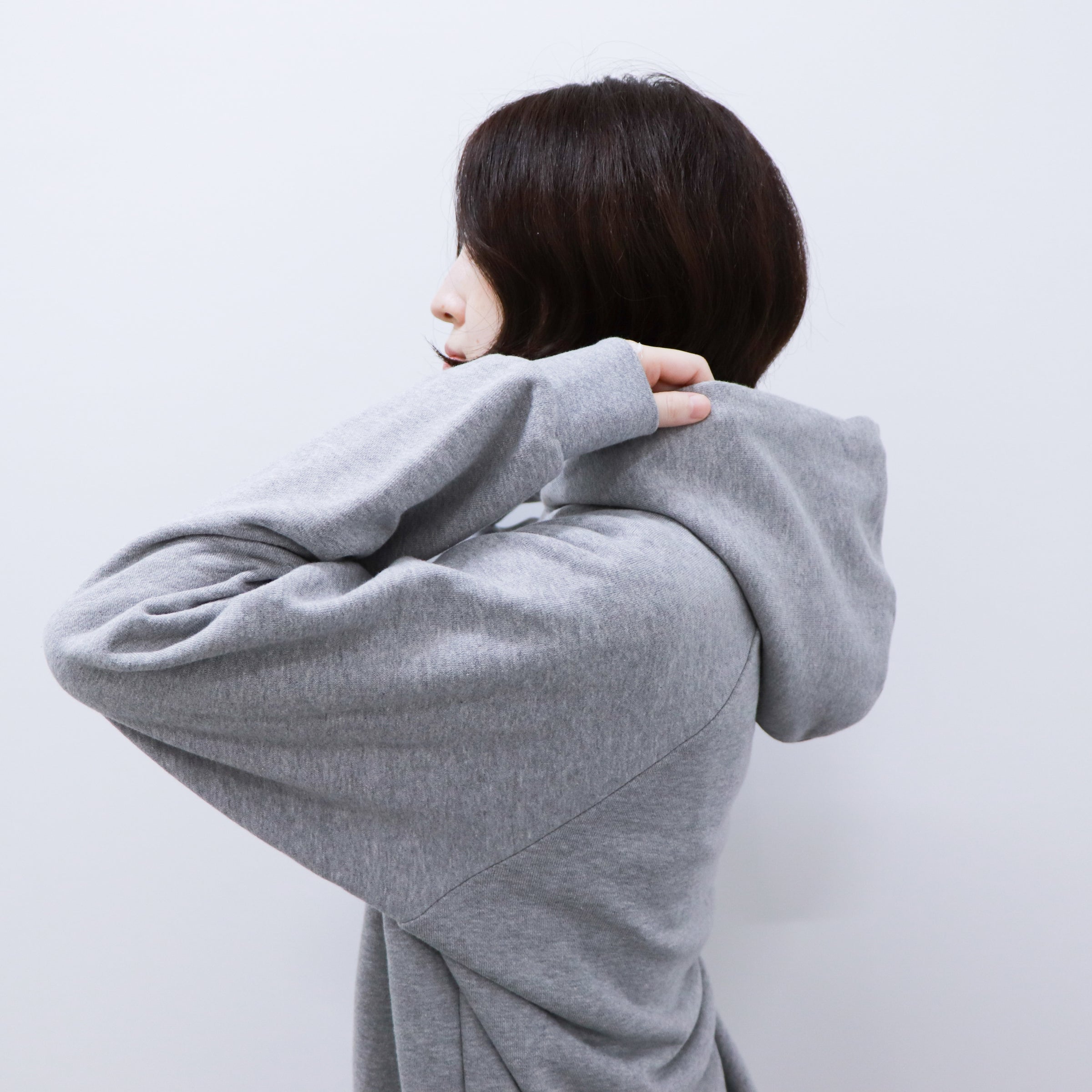 オリジナルキット】ロックミシンで作るラグランパーカー | ベビー